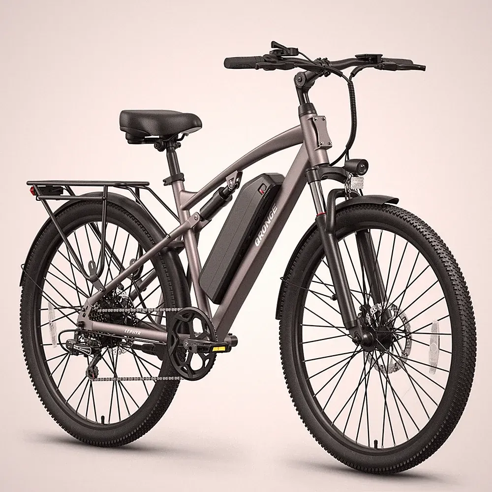 Full suspension electric mountain bike