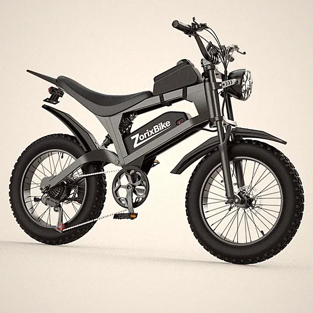 20“ Fat Tire Ebike 1500W Electric Mountain Bike 48V for Adults Full Suspension