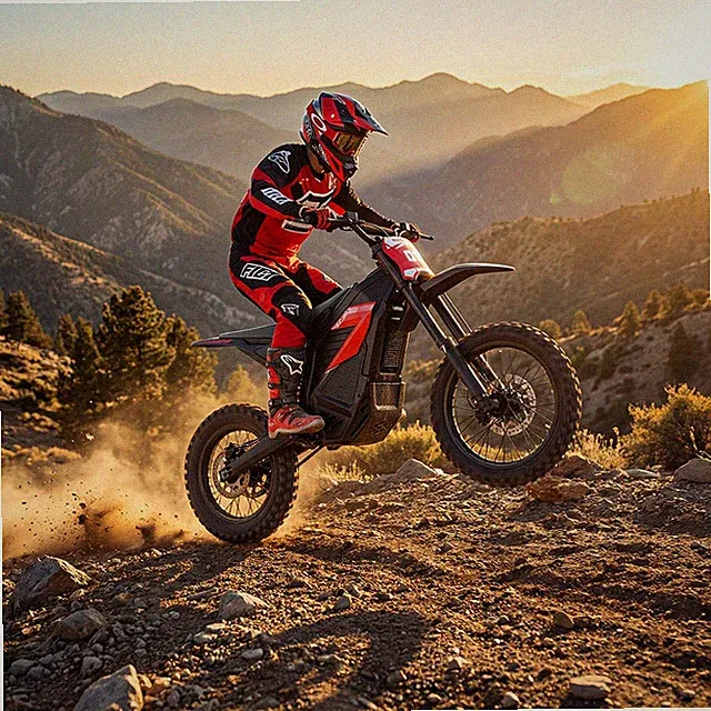Electric Dirt Bike 3000W 23.4AH E-Mountain Bicycle 38MPH Ebike for Teens Adult